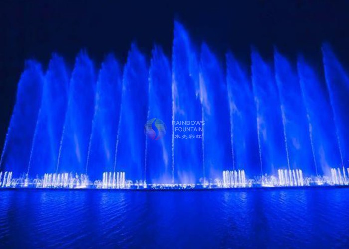 Китай Современный программируемый танцевальный фонтан с большим прудом, производитель