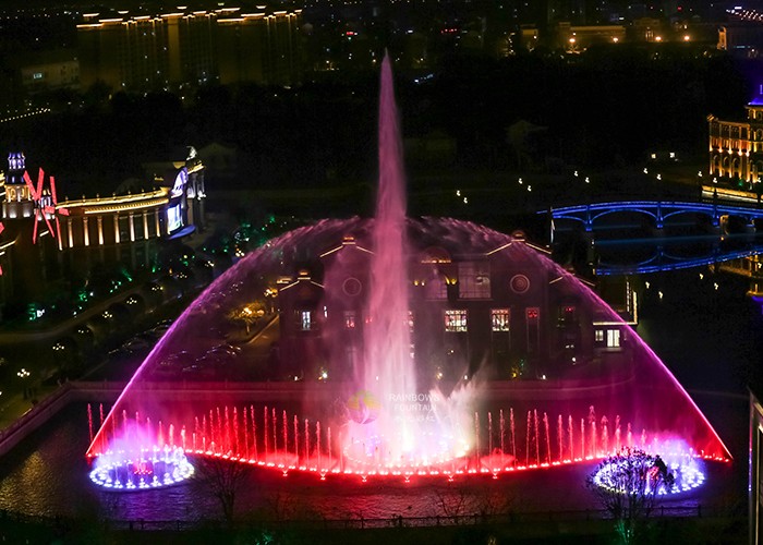 Large Outdoor Digital Singing Water Fountain