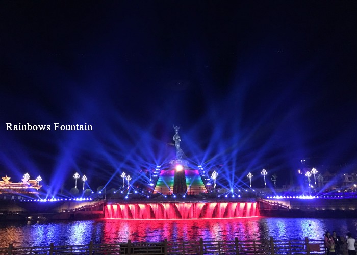 Китай Танцующее музыкальное шоу светодиодных фонтанов, производитель
