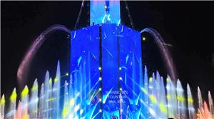 Мультимедийное музыкальное шоу фонтанов в ОАЭ на фестивале шейха Зайда