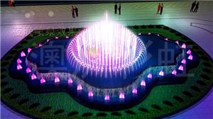 Cascada de la fuente de agua programada del hotel Sofitel de Guangzhou con la luz LED colorida