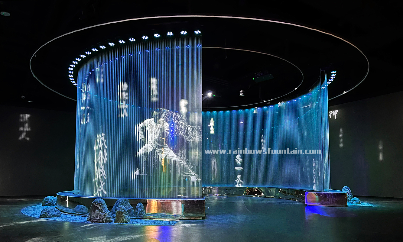 Wanxiang Taiji Museum Exhibition(String Water Curtain Projection Project) Won iF DESIGN AWARD