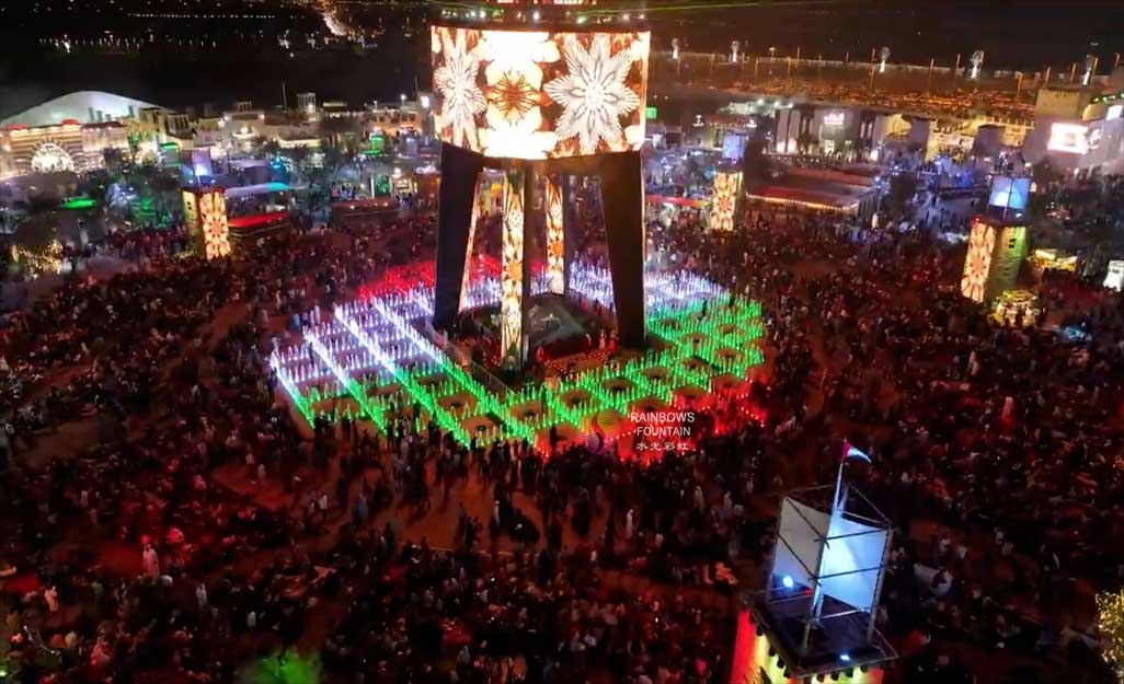 A Wonderful Dry Fountain Show For Abu Dhabi Sheikh Zayed Heritage Festival 2023