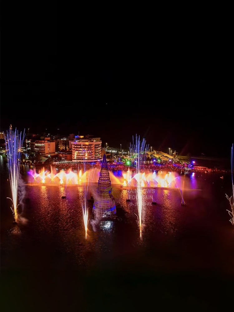 Grand Christmas and New Year celebration, Multimedia Water Show adds to the festive atmosphere!