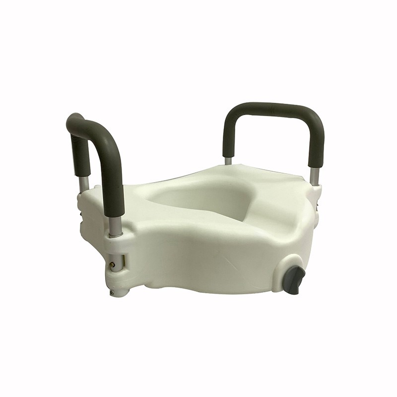 Home Care Raised Toilet Seat With Handle