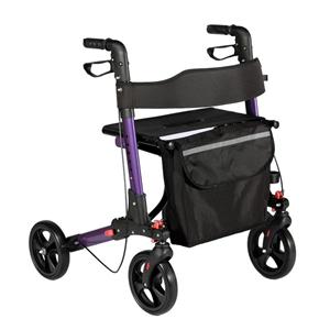 Dubbelfällbar rollator i europeisk stil