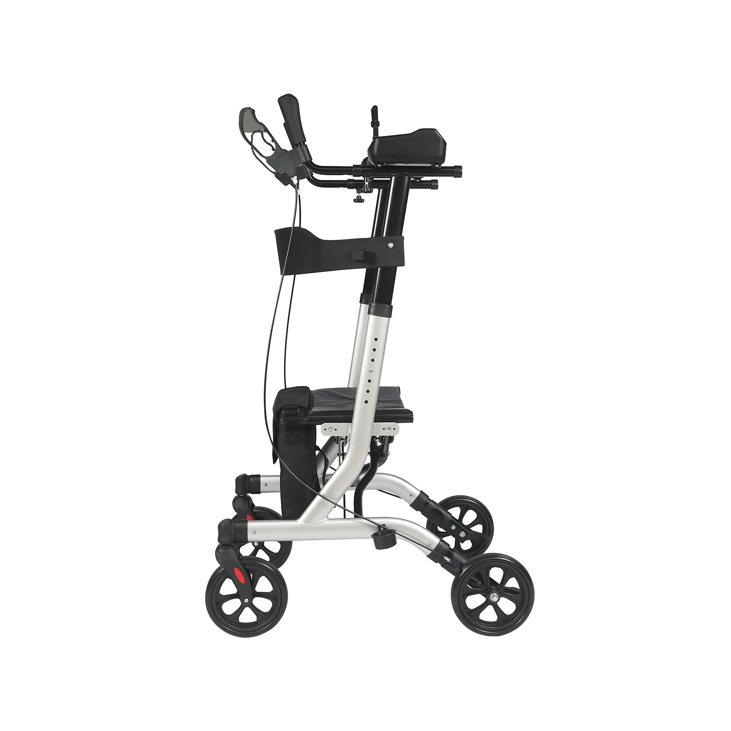 Upright Rollator Walker- Stand up Rollator Walker with Forearm Support for Elderly