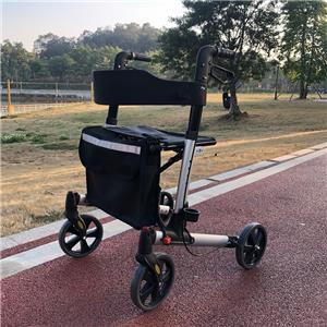 Andador con ruedas plegable de aluminio de tamaño compacto TRA03_FOSHAN OSCAR