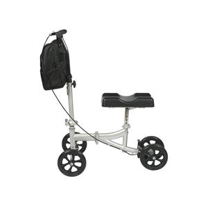 Genouillère pliable en acier à 4 roues pour adulte