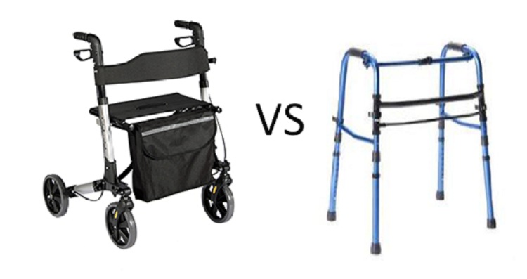 Vad är skillnaden mellan en rollator och en traditionell rollator?