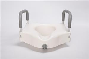 Foshan Oscar Lightweight Raised Toilet Seat with Removable Padded Handles TCA10