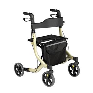 Carrello deambulatore da esterno pieghevole per anziani