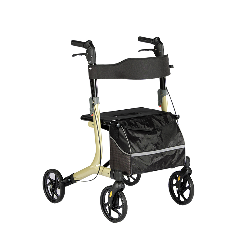Luxury Euro-Style Design Aluminum Standing LightWeight Rollator for Elderly and Disable