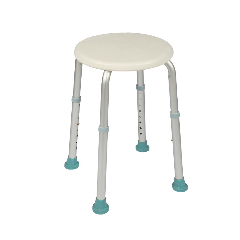 Tool-Free Assembly Adjustable Shower Stool Tub Chair With Anti-Skid Treatment