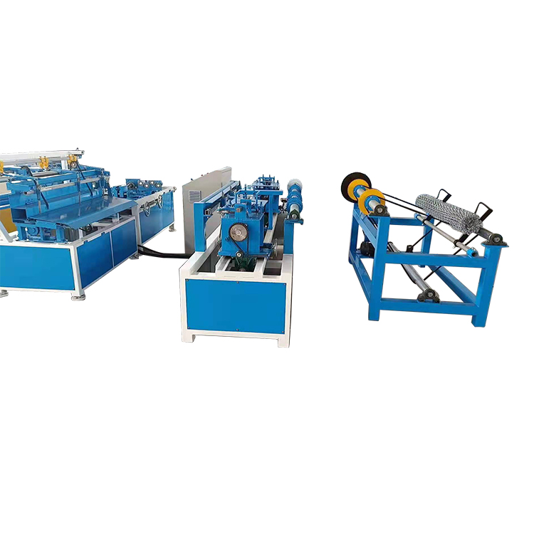Single Wire Automatic Chain Link Fence Machine 3 Meter Fence Width