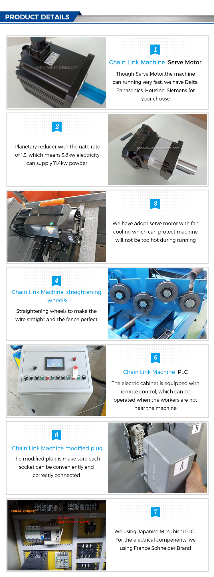 chain link fencing machine