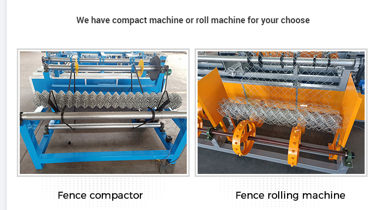 Chain link fencing machine for india