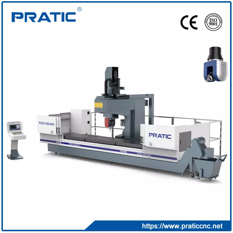 PC5D Series 5 Axis BT40 Spindle Taper CNC Machining Center