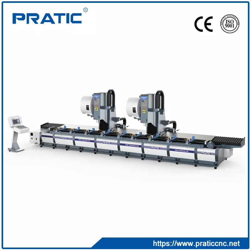 PZB Series 3 Axis Double Head CNC Machining Center