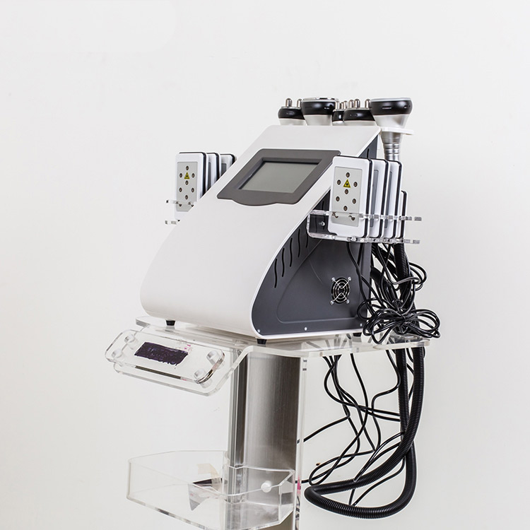 6 In 1 Ultrasonic Cavitation Vacuum RF Lipolaser Slimming Machine