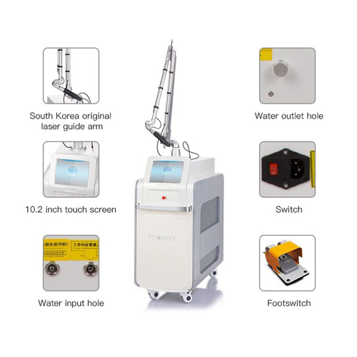 Medical Aesthetics Pico Laser Tattoo Removal Machine