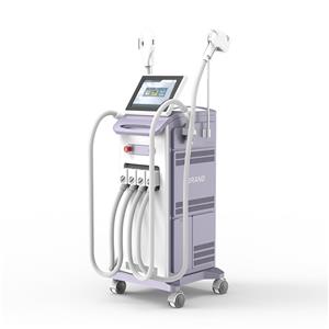 Multi-function Diode Laser + IPL Opt E-light + Q Switch Nd Yag Laser + RF Radio Frequency Beauty Laser Machine