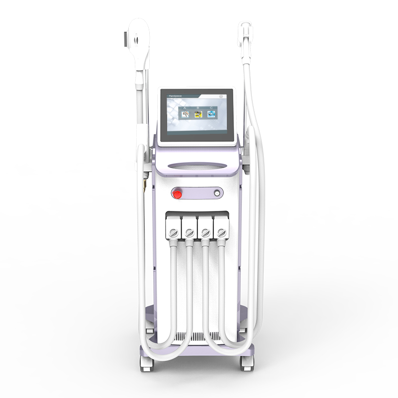 Multi-function Diode Laser + IPL Opt E-light + Q Switch Nd Yag Laser + RF Radio Frequency Beauty Laser Machine