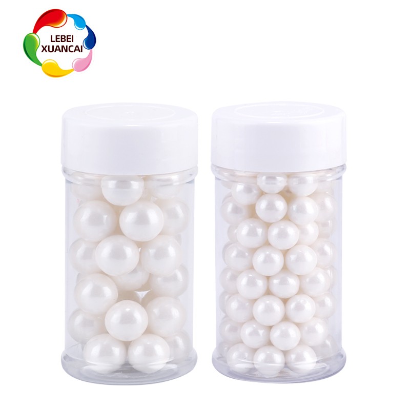 Crunchy Sprinkles White Pearls Candy