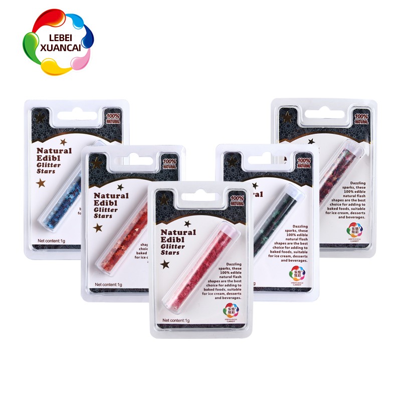 Multiple Shape Sprinkles Glitter Can Be Eat