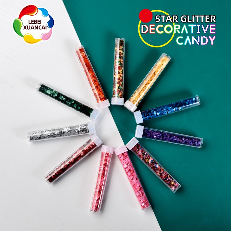 Multiple Shape Sprinkles Glitter Can Be Eat