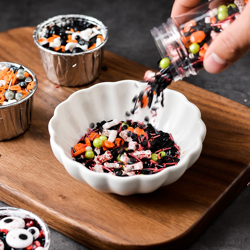 Halloween Edible Sprinkles Decorated Candy