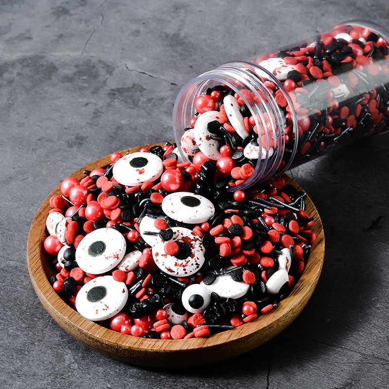 Halloween Edible Sprinkles Decorated Candy