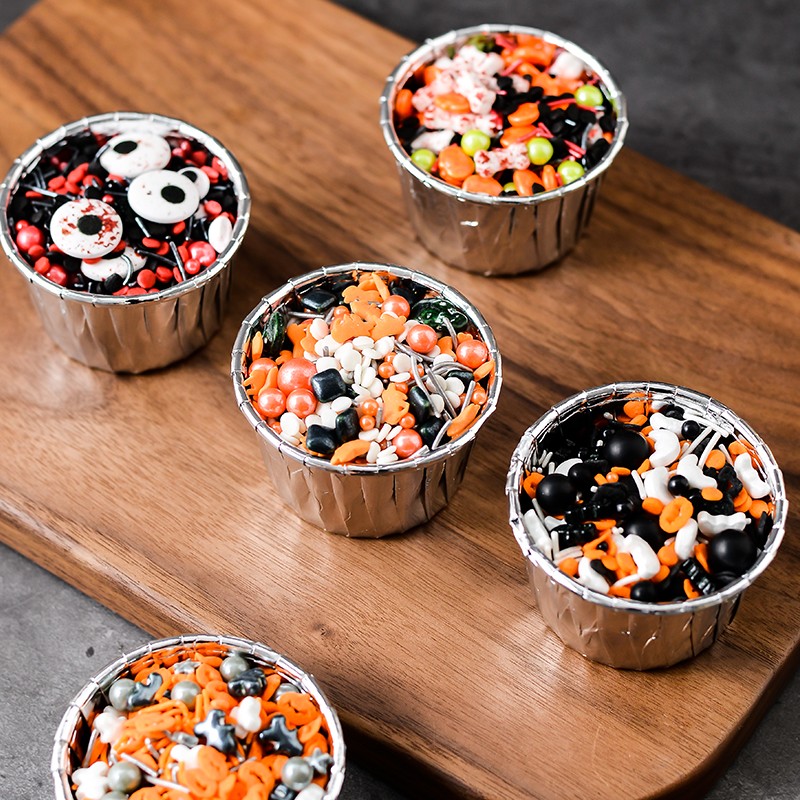 Halloween Edible Sprinkles Decorated Candy