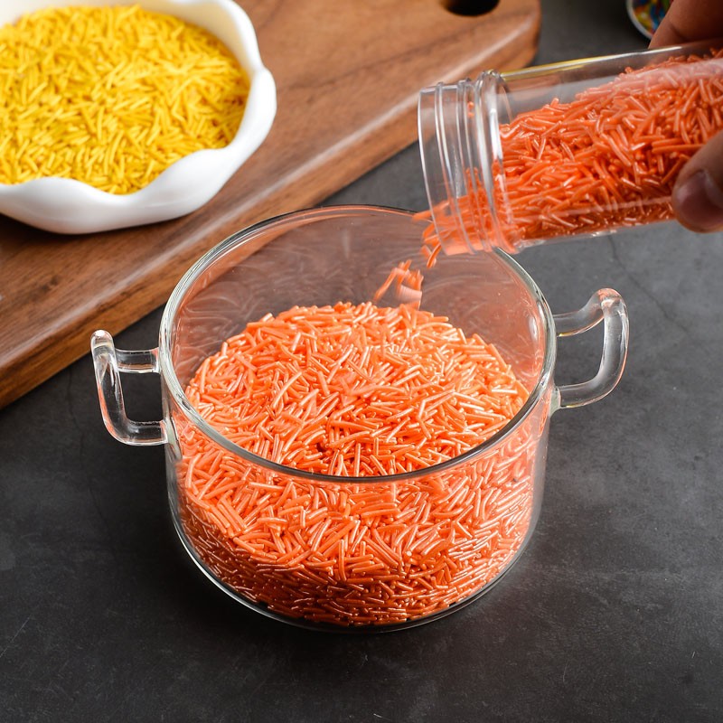 Ice Cream Dount Edible Decorated Jimmies