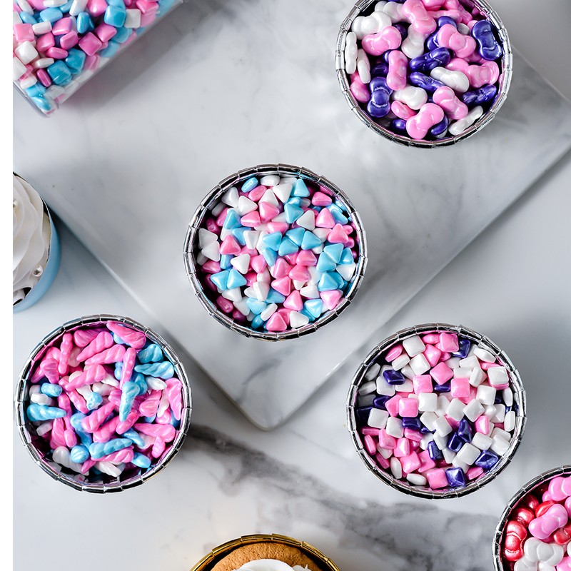 Muliticolor Edible Sprinkles Pressed Candy