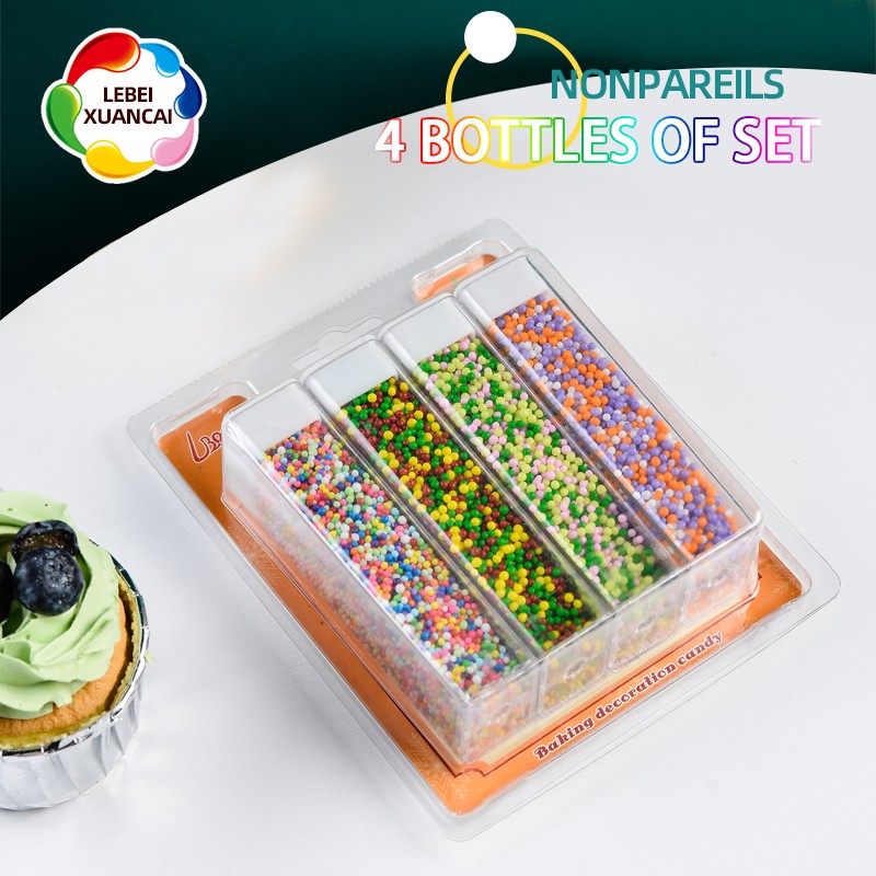 Multicolor Dragee Round Nonpareils