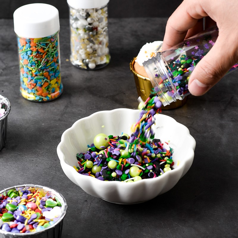 Supply Rainbow Edible Glitter Sprinkles Candy Wholesale Factory