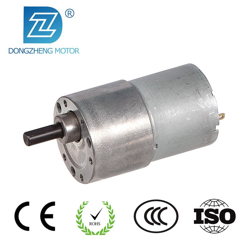 Supply 37mm Pm DC Spur Gear 12v Dc Motor Wholesale Factory Dongyang