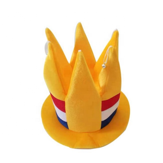 yellow King Crown Cap