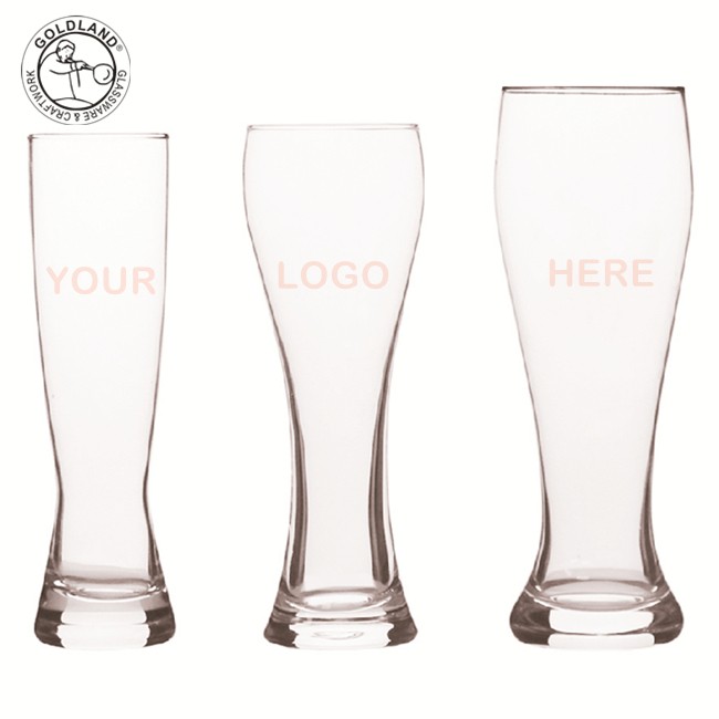Hand Made Cool Tall Giant Pub Pilsner Beer Glasses