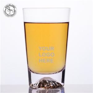 Tazza di raffreddamento per bicchieri alti con base in vetro soffiato a mano