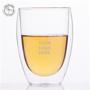 Tall Double Wall Glasses Insulated Drinking Cups