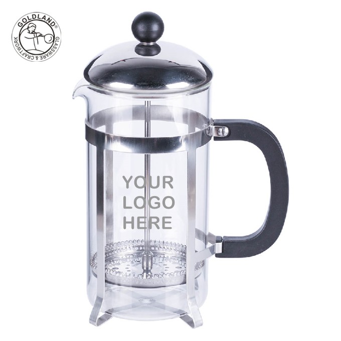 Large Heat Resistant Glass French Press Coffee Maker