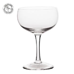 Vaso de cristal transparente Champagne Platillo Coupe Barware