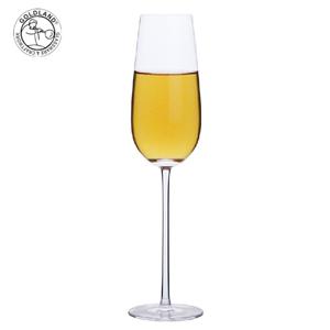 Классические прозрачные хрустальные бокалы для шампанского