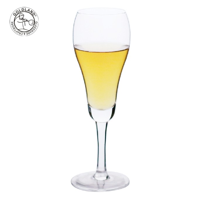 Handgeblasen elegante Champagner-Toastgläser