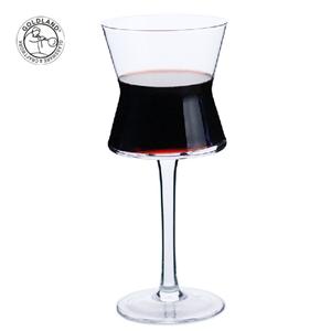 Bicchiere da vino bianco in cristallo unico soffiato a mano