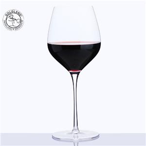 手吹き鉛-無料のクリスタルクリアな赤ワイングラス