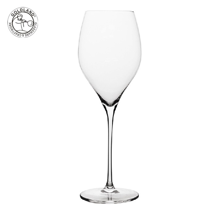 Hand Blown Long Stem Crystal Clear Wine Glasses