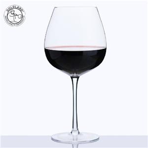 Large Long Stem Crystalline Bourgogne Wine Glasses